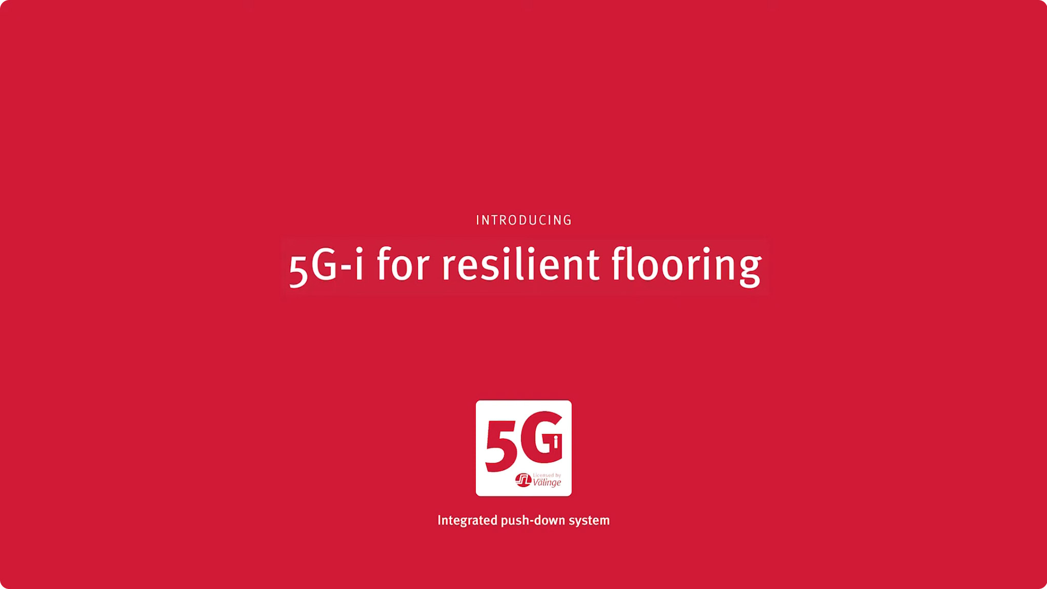 Välinge 5G-i Resilient Flooring Installation Video Preview